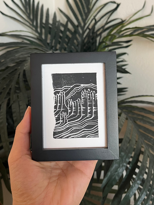 Bryce Canyon Hoodoos Mini Block Print