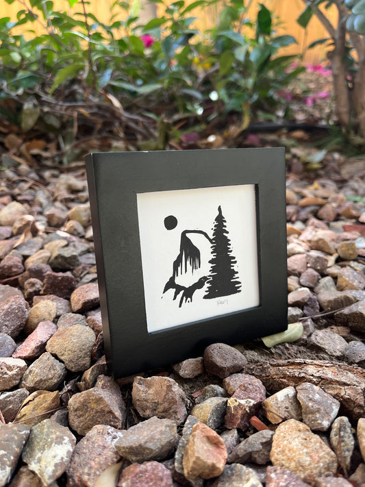 Yosemite Mini Block Print