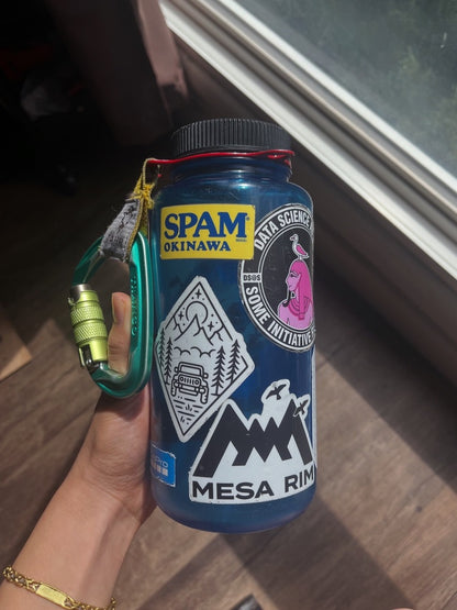 Water Bottle Block Print