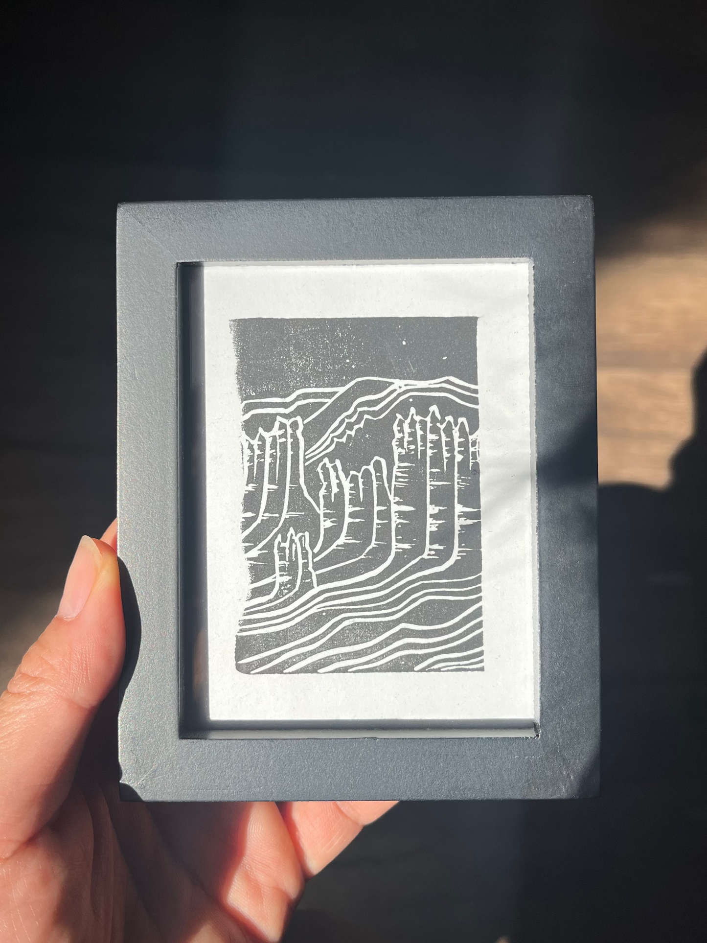 Bryce Canyon Hoodoos Mini Block Print