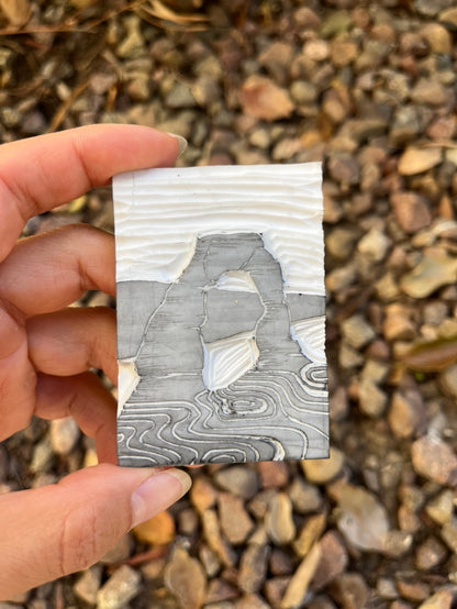 Arches Delicate Arch Mini Block Print