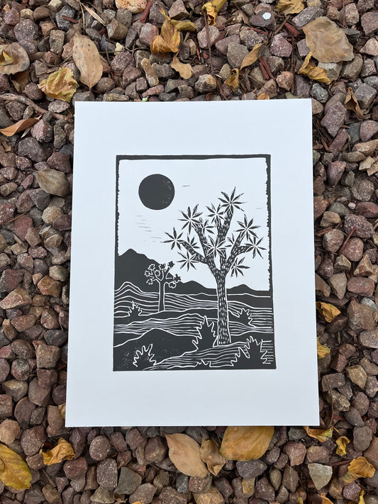 Joshua Tree (Day) Block Print