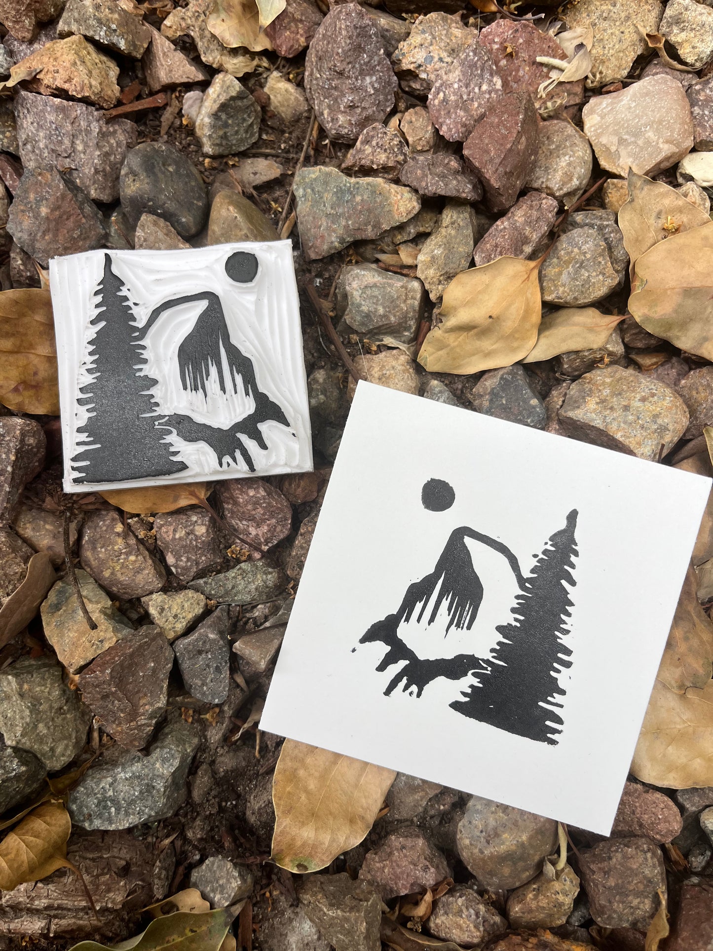 Yosemite Mini Block Print