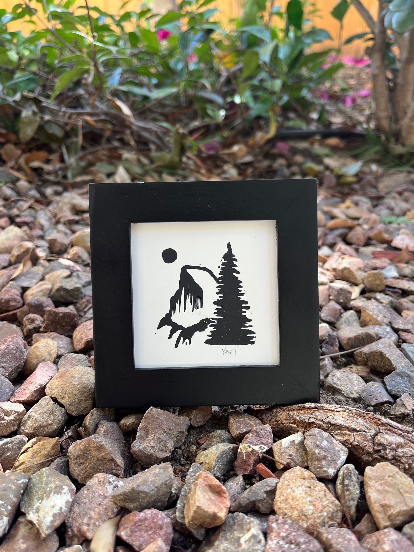 Yosemite Mini Block Print