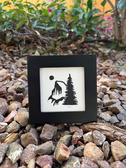 Yosemite Mini Block Print