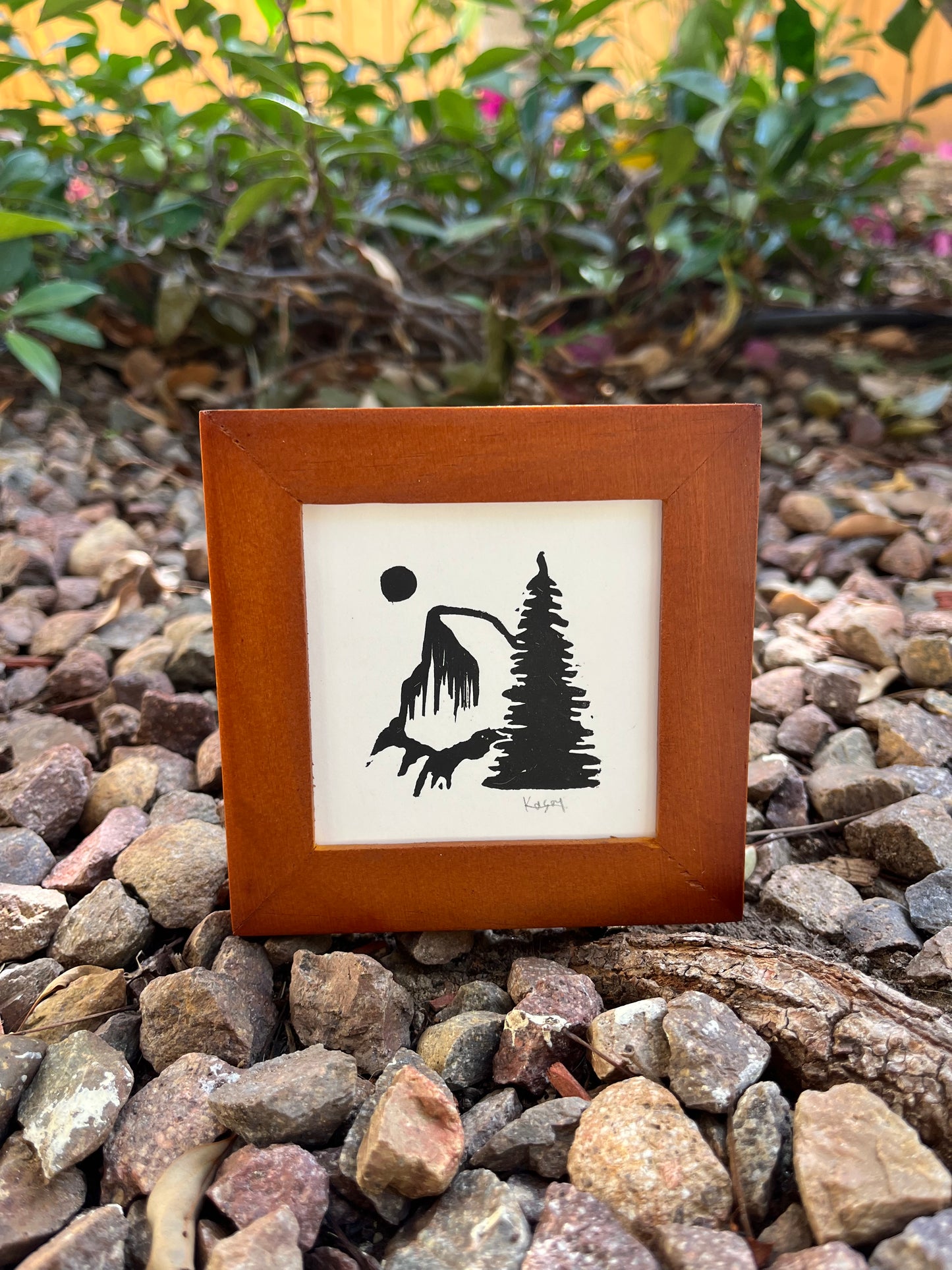 Yosemite Mini Block Print