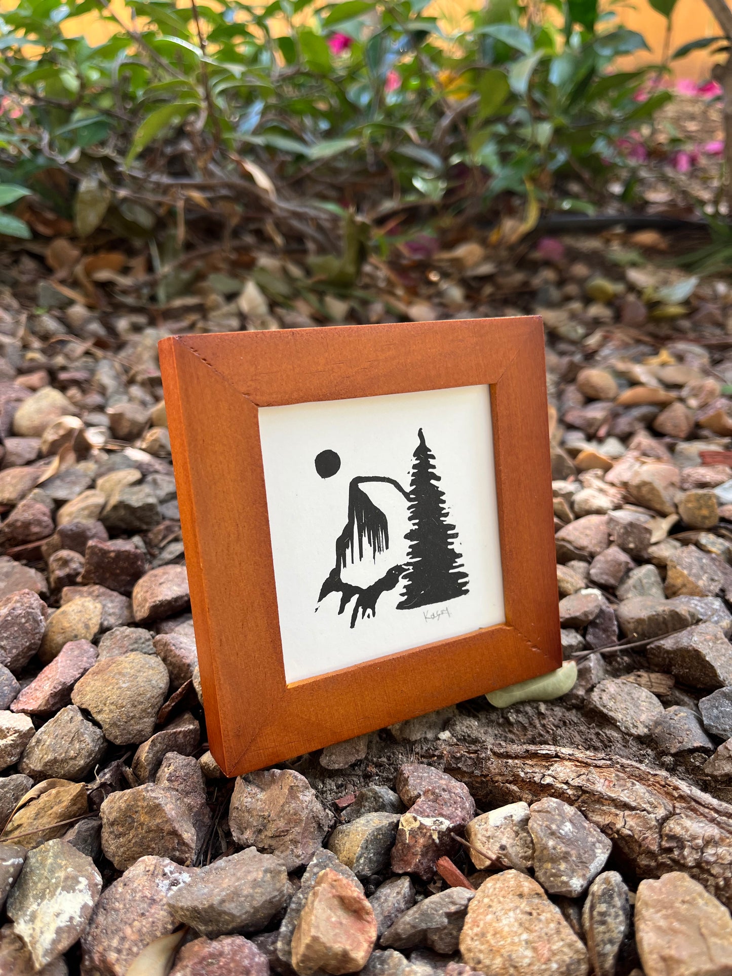 Yosemite Mini Block Print