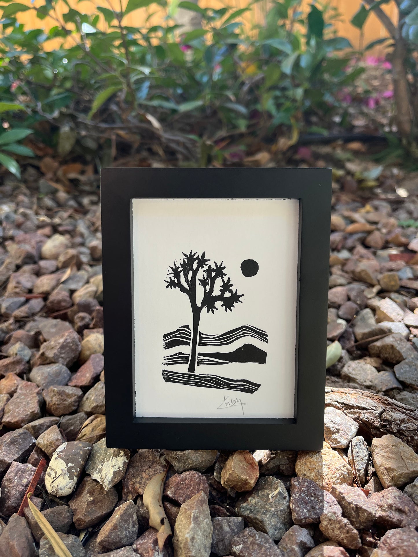 Joshua Tree Mini Block Print