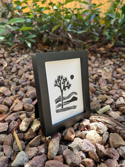 Joshua Tree Mini Block Print