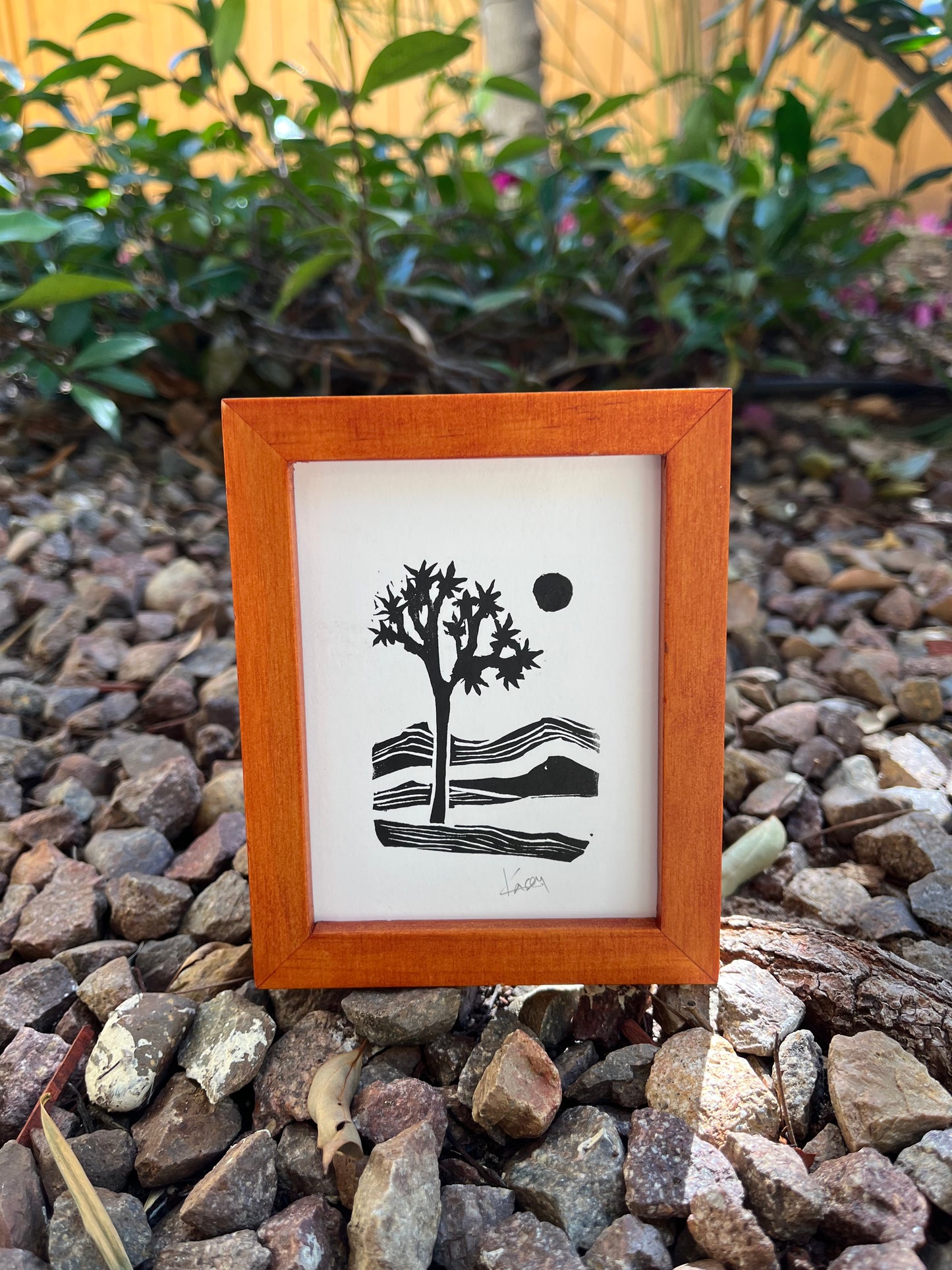 Joshua Tree Mini Block Print